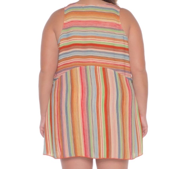 BECCA WEST VILLAGE  MULTICOLOR COVER-UP TU… - Picture 2 of 3